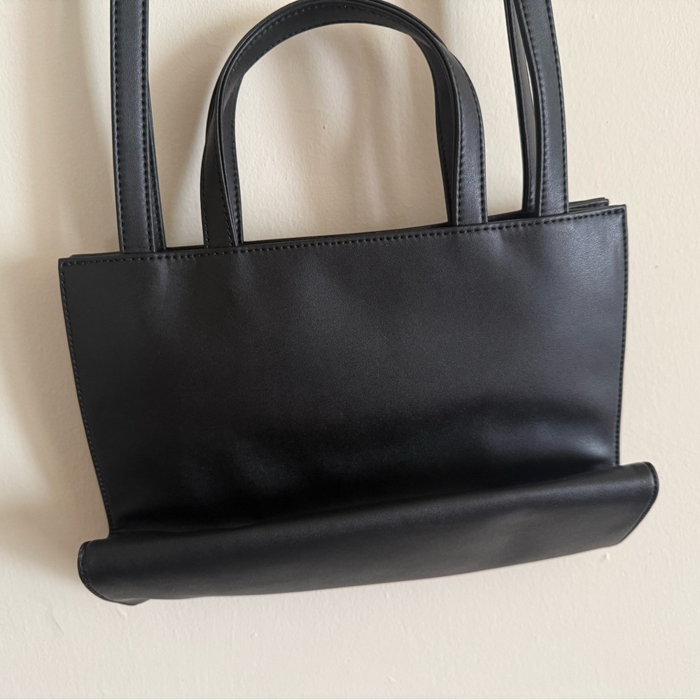 Telfar Black Embossed Logo Tote - Picture 2 of 4